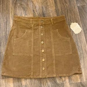 Corduroy skirt
